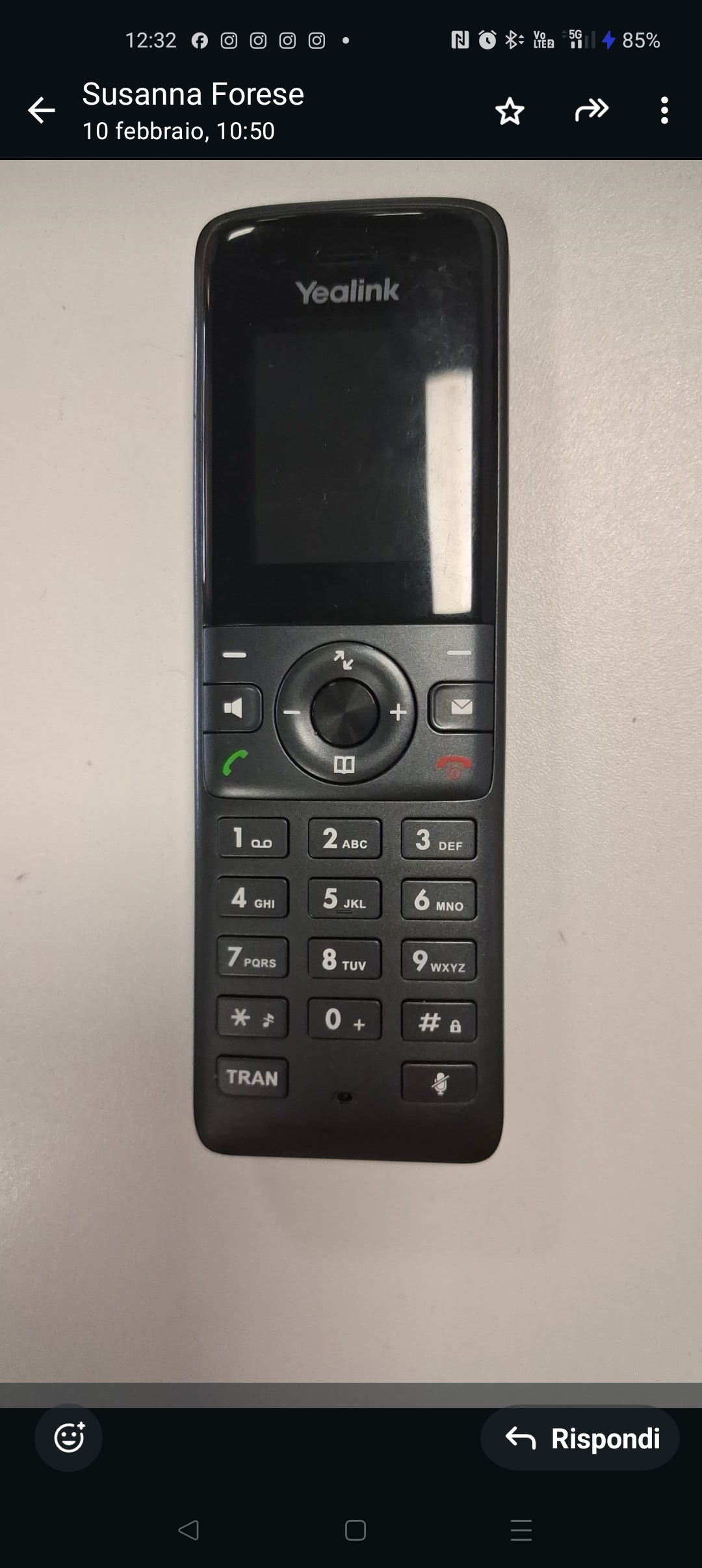 Immagine della segnalazione